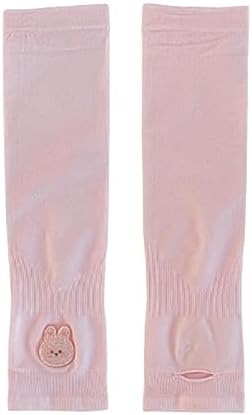 LEADSDGE 2Pcs Kids Arm Sleeves Sun Cooling Protective Sleeves Anti-Slip Ice Silk Arm Covers For Boys And Girls