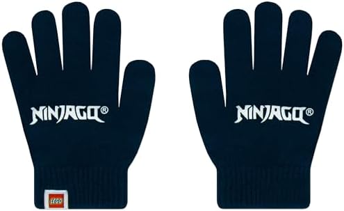 LEGO Ninjago Kids Hat And Gloves Set Kai Lloyd And Jay Winter Hats For Kids Boys Hat And Gloves Set One Size Blue