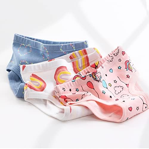 LeQeZe Girls' Knickers 12 Pack Girls Briefs Underwear Pants Pure Cotton