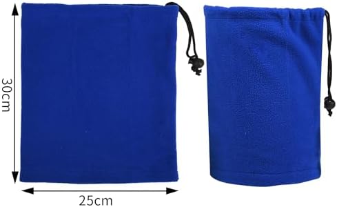 Lezevn 4 Packs Kids Neck Warmer Winter Windproof Fleece Neck Gaiter Snood Scarf Headwear For Outdoor Sports