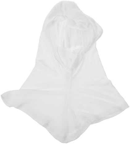 LIFKOME Breathable Hood Balaclava Face Mask Open Face Ski Mask Neck for Men Women Cycling Skiing Hunting White