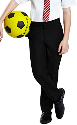 Listers Schoolwear Boys Pull Up School Elasticated Trousers Black Grey Navy Age 2 3 4 5 6 7 8 9 10 11 12 13 14 15 16 17 18 Years
