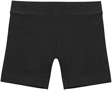 Listers Schoolwear Girls Dance Modesty Shorts 100% Cotton Breathable and Safety Dress Short Kids Stretchy Dancing Bike Pants Cycling Shorts for Girls Size 4-16 Years Black