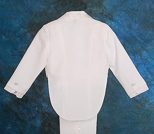 Lito Angels Baby Little Boys Tuxedo Wedding Suits & Blazers Page Boy Formal Outfit 5 Pieces Set With Cummerbund Or Waistcoat