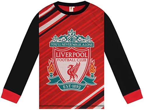 Liverpool FC Boys Pyjamas Long Sublimation Kids OFFICIAL Football Gift