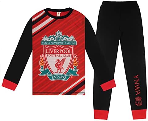 Liverpool FC Boys Pyjamas Long Sublimation Kids OFFICIAL Football Gift