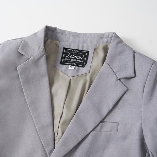 LOLANTA 2 Piece Boys Suits Set Kids Blazer & Trousers Leisurewear Or Wedding Party Pageboy Outfit For 2-13 Years