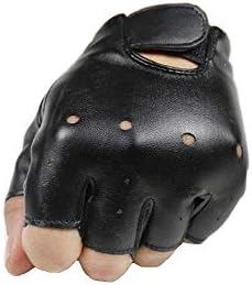 Long Keeper Kids Winter Gloves – Black Leather Fingerless Gloves Full Finger Thermal Warm Glove For Boys Girls Hand Warm For Sports Cycling Costume