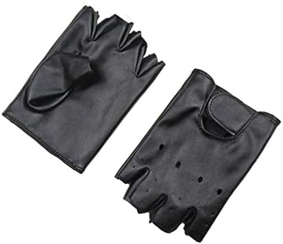 Long Keeper Kids Winter Gloves – Black Leather Fingerless Gloves Full Finger Thermal Warm Glove For Boys Girls Hand Warm For Sports Cycling Costume