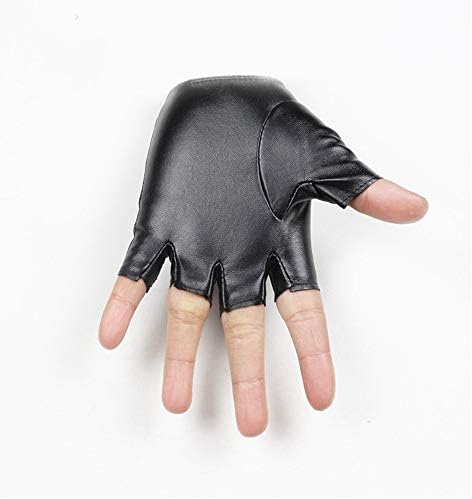 Long Keeper Kids Winter Gloves – Black Leather Fingerless Gloves Full Finger Thermal Warm Glove For Boys Girls Hand Warm For Sports Cycling Costume