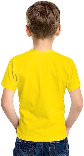 Love My Fashions® Kids Value Weight Crew Neck Plain T-Shirt Short Sleeve Casual Tees For Boys Cotton Tops For Children