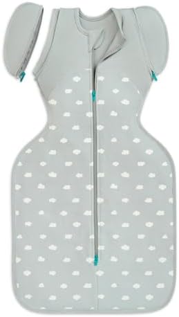 Love to Dream Swaddle Up Transition Swaddle Patented Zip-Off Wings Help Baby Transition from Being Swaddled to Arms Free When Showing Signs of Rolling Suitable for All Seasons 6-8.5 kg Mini Cloud