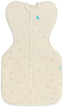 Love To Dream™ Swaddle UP™ Small 3.5-6 kg - Twigs Oatmeal Snug Fit Supports Healthy Sleep Routine 1.5 Tog For Mild Temps (18-22°C) Machine Washable Cotton Fleece 2 Zips for Easy Nappy Change