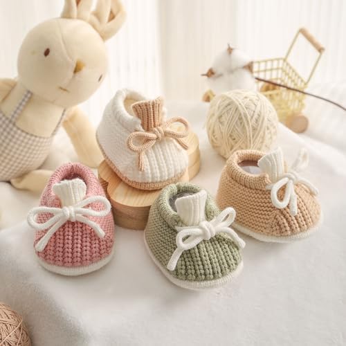 Loyfoky Baby Booties Newborn Baby Boots Cozy Toddler First Walker Shoes Soft For Infant Boys Girls