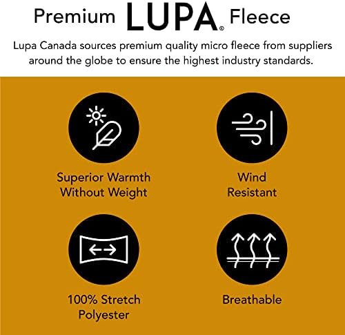 Lupa Kids Handmade Double-Layer Fleece Neck Warmer - Kids Neck Warmer For Boys & Girls - Fleece Neck Gaiter For Winter