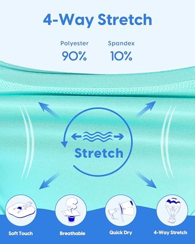 MaaMgic Boys Swimming Shorts 2 In 1 Boxer Brief Compression Liner Toddler Swim Trunks Stretchy Quick Dry Anti Chafe Swimsuits With Pockets