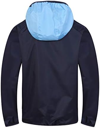 MANCHESTER CITY Boys Jacket Shower Windbreaker Kids OFFICIAL Football Gift