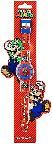 Mario Boys Digital Quartz Watch With Plastic Strap GSM4234