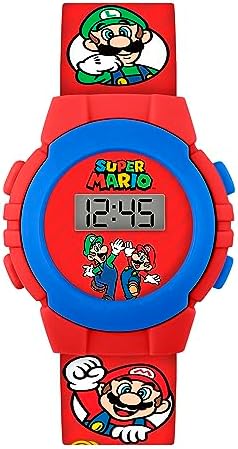 Mario Boys Digital Quartz Watch with Plastic Strap GSM4234