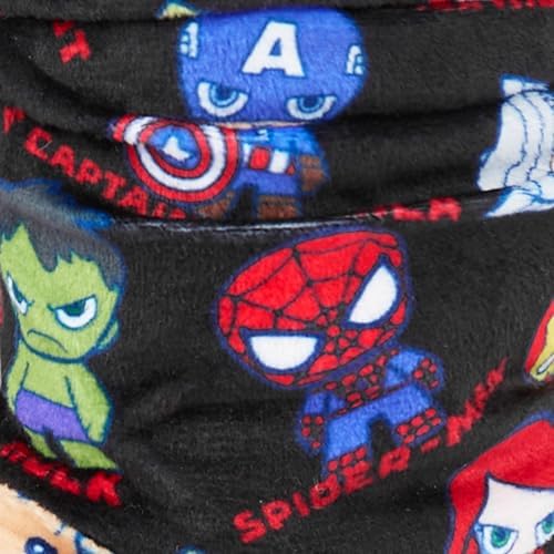 Marvel Avengers Boys Slippers - Plush Indoor House Shoes Warm Boot Slippers Kids Size 11-1 Non Slip Sole - Boys Gifts