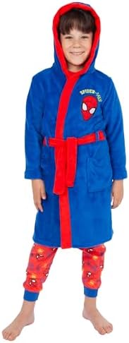 Marvel Boys Dressing Gown Set Spiderman