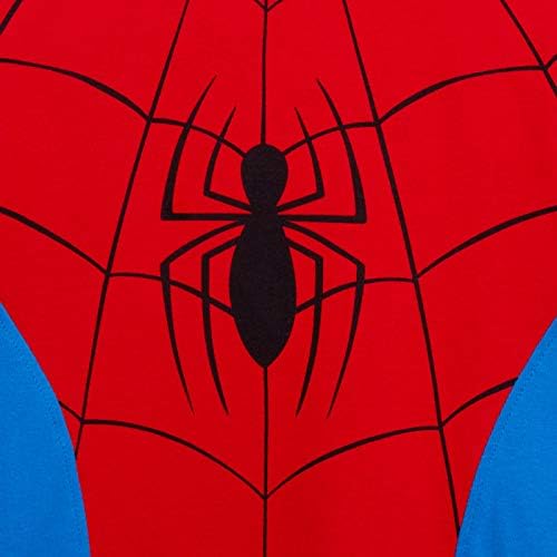 Marvel Boys Spiderman Pyjamas Kids Novelty Full Length Dress UP Pjs Avengers Nightwear Set