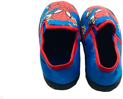 Marvel Boys Spiderman Slippers Blue Size 8-2
