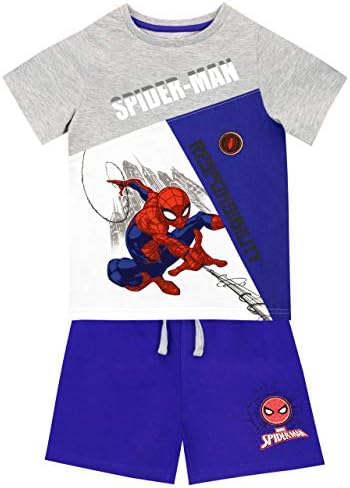Marvel Boys Spiderman T-Shirt and Shorts Set