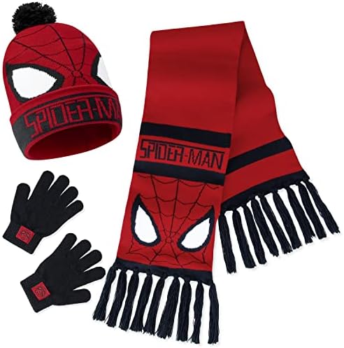 Marvel Boys Winter Accessories Set Cosy for School Travel - Gifts for Boys