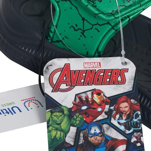 Marvel Incredible Hulk Sandals For Boys Summer Sliders EVA Waterproof Beach Shoes