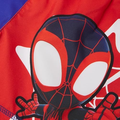 Marvel Spidey And His Amazing Friends Official Boys Swim Shorts Blue/Red Age 18 Months - 8 Years