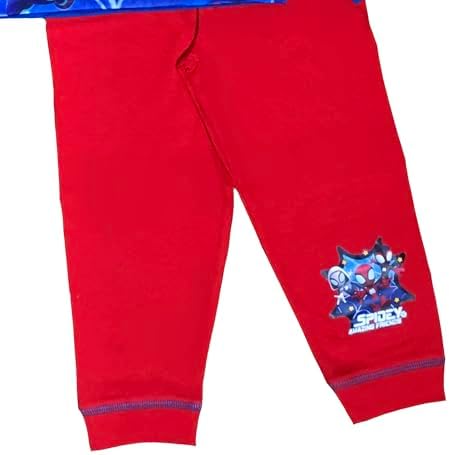 Marvel Spidey & Friends Boys Pyjamas Spiderman Team Character Nightwear