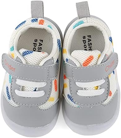 MASOCIO Baby Boys Girls First Walking Shoes Infant Toddler Trainers Anti-Slip Shoes