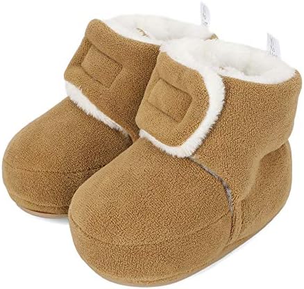 MASOCIO Baby Boys Girls Winter Warm Booties Infant Soft Sole Boots Anti-Slip Booties