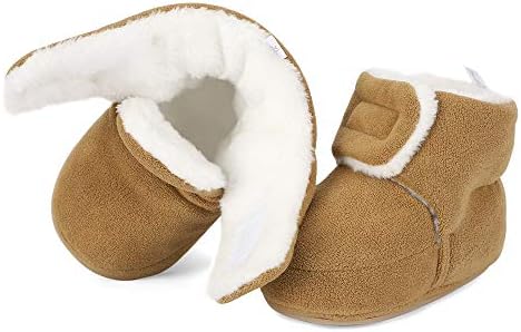 MASOCIO Baby Boys Girls Winter Warm Booties Infant Soft Sole Boots Anti-Slip Booties
