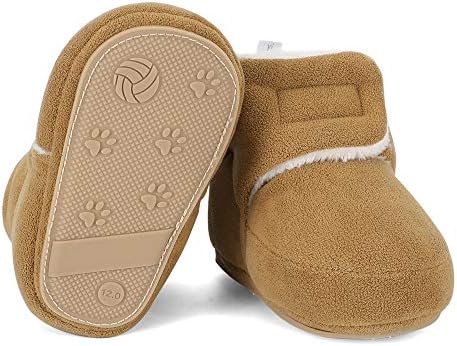 MASOCIO Baby Boys Girls Winter Warm Booties Infant Soft Sole Boots Anti-Slip Booties
