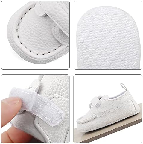 MASOCIO Baby Boys Moccasin Shoes Infant First Walking Soft Sole Casual Flats Shoes