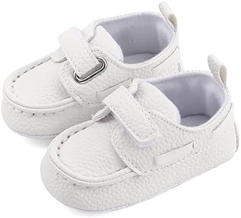 MASOCIO Baby Boys Moccasin Shoes Infant First Walking Soft Sole Casual Flats Shoes