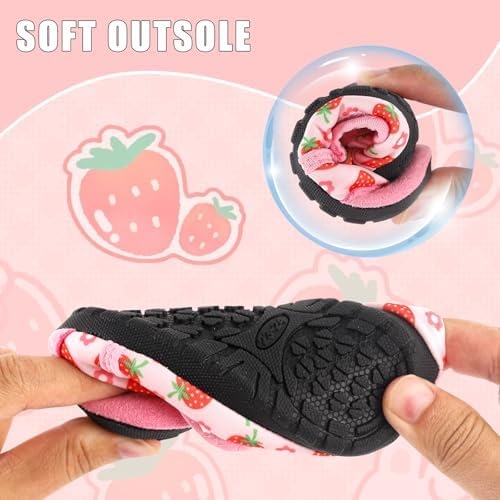 MASOCIO Kids Girls Boys Water Shoes Non-Slip Quick Dry Baby Toddler Aqua Socks For Beach Swimming Pool Surfing