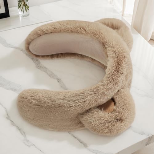 Masoog Earmuffs For Winter - Cold Season Bear Earmuffs Warming - Soft Headbands For Students Girls Teenagers Sports Cycling Snowboarding Hunting Skiing
