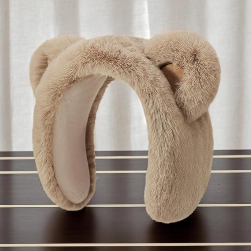 Masoog Earmuffs For Winter - Cold Season Bear Earmuffs Warming - Soft Headbands For Students Girls Teenagers Sports Cycling Snowboarding Hunting Skiing