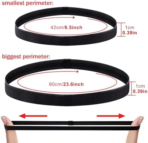 MAYOKIAAR Boys Headband For Kids– 8 PCS Non-Slip Sports Hair Bands For Men & Kids Stretchy Nylon Boys Hair Band With Silicone Grip Great For Running Training & Outdoor Activities