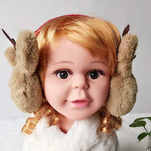 Meliya Kids' Winter Faux Fur Earmuffs Cute Reindeer Ear Warmers
