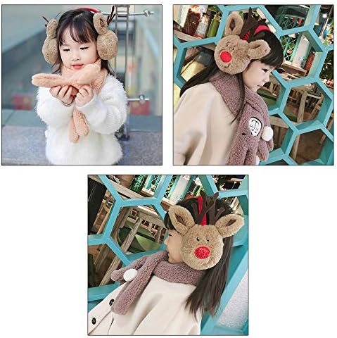 Meliya Kids' Winter Faux Fur Earmuffs Cute Reindeer Ear Warmers