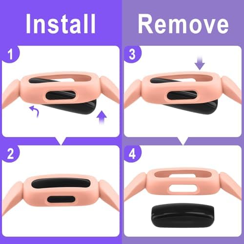 Meliya Straps For Ace 3 Strap For Kids Boys Girls 2Pack Soft Silicone Ace 3 Watch Wristband Replacement For Ace 3 Aqua Blue+Light Pink