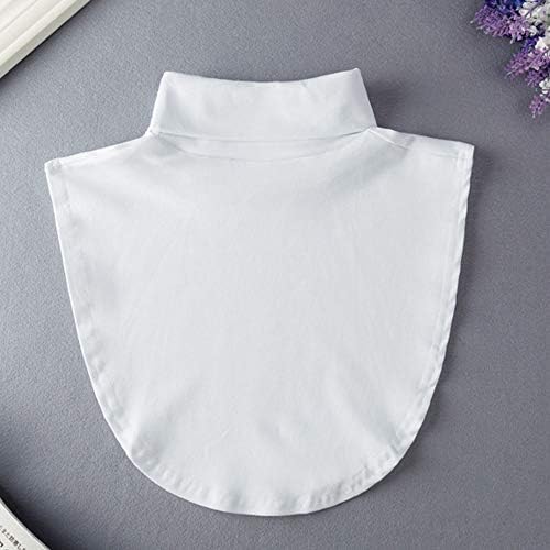 Men Women Girls Causal Cotton Collar Neck False Turtleneck Half Top Faux Fake Collar