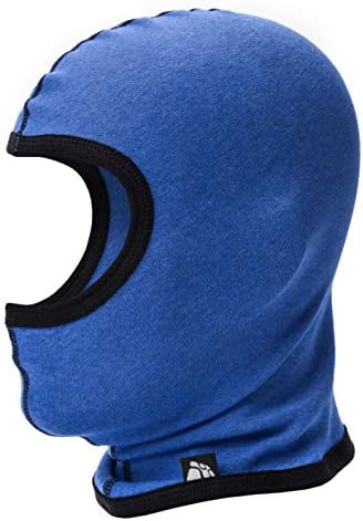 Meteor Warm Breathable Balaclava Children Kids Windproof Face Mask Bike Helmet Cycling Skiing Winter Sports Unisex Boy Girl Colors All Year Sledge Ski Outdoor Thermal (Kids 12-15 Years Blue)