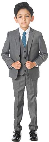 Milano Mayfair Boys Grey Suit Boys Wedding Page Boy Party Prom Suit 12-18m to 14 Years