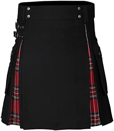 MILAX Military Wedding Utility Kilts Highland Skirt Traditional Stag Party Kilt Tartan Kilt Gothic Steampunk Kilt Traditional Highland Tartan Dress