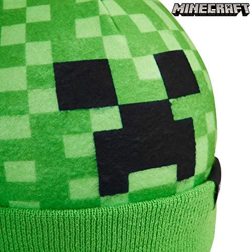 Minecraft Beanie Hat Or Winter Accessories Set 3 Pcs With Scarf & Gloves 2 Pcs With Gloves Or 1 Pcs Beanie Or Bucket Hat